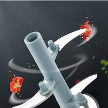 1pc, Vegetable Cutter, Multifunctional Garlic Masher, Manual Food Chopper, Vegetable Chopper, Creative Garlic Crusher, Meat Masher, Kitchen Stuff, Kitchen Gadgets Kitchen Accessories Seasoning Supplies - Green - View 7