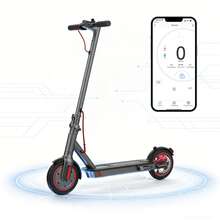 350W Adult Electric Scooter: Equipped With A 36V/10Ah Battery And 8.5-Inch Puncture-Proof Tires. It's Foldable, Features A 350W Motor, Has A Top Speed Of 25 Km/H, A Range Of 22 Miles, And A Maximum Load Capacity Of 120 Kg. It Also Comes With APP Functionality And High-Speed Performance. Suitable For Users Aged 15 To 70, It Can Be Given As A Birthday Or Christmas Gift. - màu đen - Xem 9