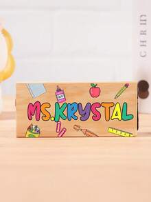Personalisierter Lehrer Whiteboard Radierer, individualisiertes Lehrertags-Geschenk, Tafelradierer mit Stift, Geschenk mit Vorschullehrer-Name, Geschenk zur Wertschätzung von Lehrern - Verschiedenfarbig - Übersicht 27