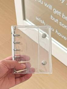 M5 Clear Binder, 10pcs Double-Sided Refill Pages, Replacement Paper, DIY Loose-Leaf Notebook, Sealing Stickers, Cute Stickers, Sticker Notebook, Sticker Book, Sticker Bookshelf, Sticker Book Refill, Clear Sticker Book Binder, Clear Sticker Book, DIY Loose-Leaf Notebook Set, Stationery, School Supplies, Back To School Supplies - Multicolor - View 9