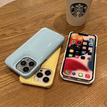 [Winter New Arrival] Apple 17 Air New Premium Leather Cute Candy-Colored Unique Soap Design Phone Case Compatible With IPhone 17/17 Pro/17 Pro Max/16 Pro Max/16/16 Pro/15/15 Pro/15 Pro Max/14/14 Pro/14 Pro Max/13 Pro Max. Minimalist Design, Fashionable And Creative. Popular With Men And Women. Shockproof, Drop-Proof, Scratch-Resistant, And Waterproof. - 黑色 - 查看 8
