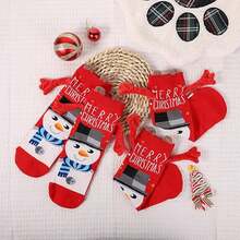 2 pares de Calcetines Divertidos de Navidad, Divertidos Calcetines Magnéticos de Navidad, Calcetine de Mano, Lindos Calcetine Magnéticos para manos, regalos de Navidad para mujeres y hombres - A - Ver 8