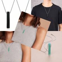 COAI Collares para Pareja con Colgantes Yin Yang de Obsidiana y A - Obsidiana y aventurina - Ver 3