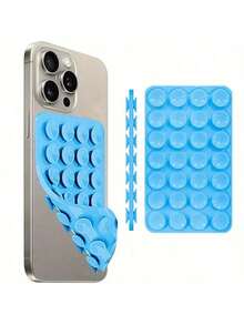 28 Stücke/Set dickwandiger doppelseitiger Saugnapf Handyhalter, geeignet für Handyhüllen, kabellose Klebehaltegriff Handyständer. Rutschfester Griff, anwendbar für verschiedene Geräte, Party-Essentiell, bestes Geschenk für Valentinstag, Weihnachten, Erntedankfest, doppelseitiger Saugnapf Handyhalter fürs Badezimmer - Verschiedenfarbig - Übersicht 5