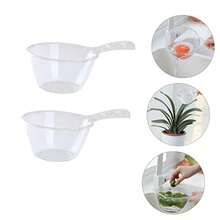 2piezas Handle Water Ladles Transparent Kitchen Water Scoops for Easy Pouring for Cooking and Household Use - Transparente - Ver 7