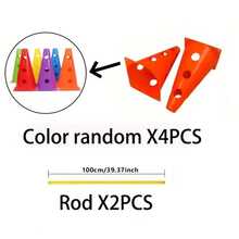 1/2/3/4/5 件套宠物敏捷跳跃锥，可调节高度训练器材，狗狗敏捷障碍训练套装，户外训练和游戏必备，非常适合万圣节、感恩节、圣诞节