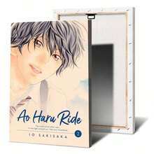1 件墙面艺术海报可选框架流行现代复古 Ao Haru Ride 动漫经典电影海报装饰画墙壁艺术牛皮纸房间墙壁装饰 - 彩色 - 查看 52