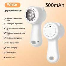 1pc 2-In-1 Electric Lint Remover, Household Plug-In Portable Fuzz Shaver, Fabric Defuzzer