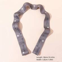 1pc Multi-Segment Stretching Resistance Band, Yoga Posture Correction Latex Band, 8-Loop Elastic Resistance Band - Multicolor - View 4