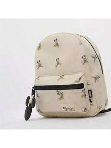 Disney Women's Cartoon Pattern Buckle Design Large Capacity Fashion Backpack - Multicolor - View 7