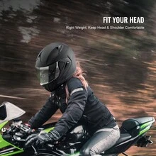 Casques de moto - Motorrad-Visierhelm, version européenne, taille L - Voir 5