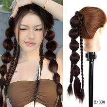 18 Inch Women's Bubble Braid (Single Piece) - Multicolor - View 1