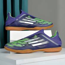 男士足球鞋、女士足球鞋、专业户外运动鞋、青少年足球鞋，男女皆宜 - 紫色 - 查看 3