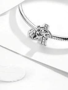 1pc Fashion Vine Inlaid Diamond Letter Beads, Suitable For Women Bracelet, Bangle DIY Jewelry Making And Daily Outfit Matching - Vine Diamond Letters - View 6