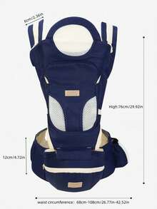 3-In-1 Baby Carrier Waist Stool, Lightweight And Convenient For Newborns And Infants, Suitable For All Seasons - Multicolor - View 3