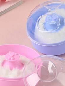 2pcs/1pc Velvet Powder Puff, Powder Puff Box, Hair Salon Cleaning Powder Puff, Talcum Powder Puff Box, Inexpensive, Christmas Gift, Cosmetics, Makeup Tools, Cheap Goods, Gifts, Women Gifts, Christmas Gift - Multicolor - View 9