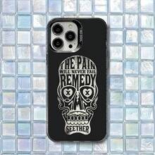 Funda de Teléfono de la Banda de Rock Seether para 17,16,15,14,13,12,11,Pro,Max,Plus, Cubierta Mate a Prueba de Golpes - Z1 - Ver 10