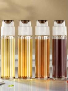 1个玻璃油瓶，厨房用油容器，大容量油壶，酱料/醋调味瓶，防漏油罐 - 查看 6