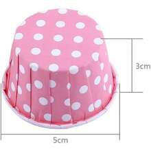 Muffin Liners - Funda de papel para magdalenas para hornear, para fiestas, bodas, Navidad, 100 unidades,36802570 - Multicolor - Ver 2