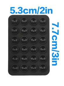 1/2/3/4/5个装硅胶吸盘手机支架 - 自拍视频支架，适用于智能手机/安卓手机，16种颜色可选，不留残胶，时尚桌面装饰，情人节款