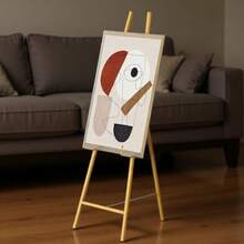Soporte de caballete dorado para cartel soporte ajustable para caballete de metal caballetes de pie grandes para fotos soportes de póster de boda para baby shower fiestas de cumpleaños - Dorado - Ver 1