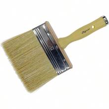 cepillo para polvo para cubierta para aplicar manchas cepillo para polvo de pintura de 5 pulgadas tamaño mediano para aplicaciones rápidas de pintado cerca paredes y muebles mango - Multicolor - Ver 1
