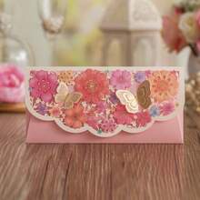 6/12个传统红包，优雅红包礼袋，易撕封口，纸质材质，适用于新年、婚礼、生日、礼品卡等场合。 - 彩色 - 查看 8