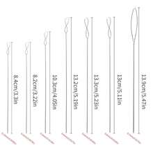 7pcs Stainless Steel Beading Needles Set, Suitable For Fine Beads, DIY Jewelry Making Tools, Durable And Flexible