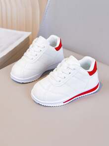 New Kids Sports Shoes, Running Shoes, Casual Shoes, Tennis Shoes, Baby Shoes, Soft Bottom Toddler Shoes, Lightweight & Comfortable - Red - View 3