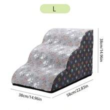 宠物楼梯，狗狗攀爬梯，防滑攀爬梯，适合小型、中型和大型犬在床上使用，猫咪床边攀爬梯