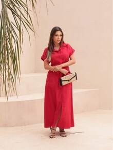 Chic Set, Sophisticated Sensory Fabric - 紅色 - 查看 2