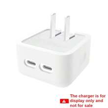 Silicone Protective Case Compatible With Apple 35W Dual USB-C Port Compact Power Adapter/Charger, Provides All-Round Protection And Enhanced Safeguarding, Anti-Drop And Anti-Scratch (Charger Not Included) - White - View 5