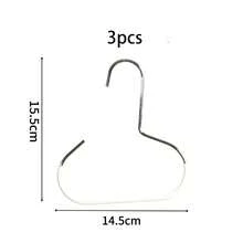 不锈钢圆形衣架，防滑悬挂式收纳架，创意圆形衣钩，可用于收纳帽子、吊带、领带、围巾、内衣等，适用于衣柜收纳 - 彩色 - 查看 12