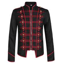 Men's Costumes - Gothic Jacket - Black and Red - View 3