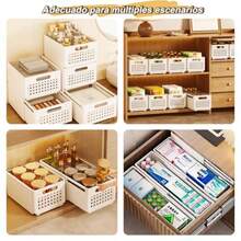 YQQ Organizador de Ropa Expandible de 3 Piezas para Closet - Ideal para Jeans Suéteres Sábanas y Camisas - Cajas de Almacenamiento Divididas para Closet Armario Recámara y Estantería1190 - como en la foto - Ver 7