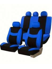 9/4 wodoodporne pokrowce na siedzenia samochodowe, luksusowe i eleganckie, wygodne pokrowce na 5 foteli, całoroczne, pasujące do SUV-ów, sedanów i vanów, kompatybilne z poduszkami powietrznymi. Zestaw 9 szt. zawiera: 2 pokrowce na przednie siedzenia, 1 pokrowiec na oparcie, 1 pokrowiec na tylne siedzenie, 5 pokrowców na zagłówki. Zestaw 4 szt. zawiera: 2 pokrowce na przednie siedzenia, 2 pokrowce na zagłówki. - Styl A - Zobacz 23