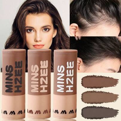 发际线遮瑕粉，补染发根，精准填充发际线及稀疏区域，持久自然色泽，不留残余，顺滑海绵头，方便携带，随时随地补妆，适合所有肤质 - 2克