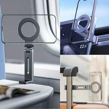 1 Peça Suporte Magnético Portátil de Plástico para Celular, Adequado para Carro/Viagem/Escritório, Rotação de 360°, Dobrável, Sucção Forte, Clipe Universal, Mãos Livres, Ângulo Ajustável, Acessório de Viagem, Organização de Escritório - Multicolorido - Visão 10