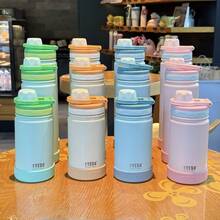 End-Of-Year Celebration! TYESO 600ML/20OZ Vacuum Insulated  Bottle With Carrying Handle, Stainless Steel Coffee Cup With Straw, 100% Leak-Proof, Keeps Temperature For 24 Hours For Hot/Cold Drinks Or 10 Hours For Hot Drinks. Suitable For Water, Iced Tea, Coffee, Smoothies, And Other Beverages. Christmas Decorations! An Ideal Choice For Festive Or Birthday Gifts. Christmas Gifts, Gifts For Women, Gifts For Men, Gifts For Mom, Secret Santa Gifts. Suitable For Running, Exercise, Cycling, Back To School, Commuting, Etc. - Hoa hồng - Xem 4