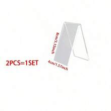 2pcs Transparent Acrylic Small Shoe Display Stand Shoe Rack - Multicolor - View 14