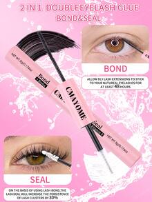 240 Clusters Of Dcurl Segmented False Eyelashes(10D/20D/30D) In Mixed Lengths (9–16mm) For A Natural Look.It Includes Bond & Seal Adhesive And Tweezers,Offering Long-Lasting Wearperfect For Everyday Makeup,Festive Occasions,And Travel - Pink - View 15