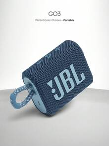 JBL Go 3 便携式迷你蓝牙音箱，音质震撼，低音强劲，IP67 防水防尘，5 小时超长续航，居家、户外、旅行皆宜。 - 藍色 - 查看 1