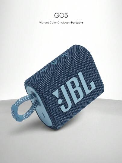 JBL Altavoz Bluetooth portátil mini Go 3, calidad de sonido impresionante, graves potentes, resistente al agua y al polvo IP67, 5 horas de reproducción, adecuado para el hogar, exteriores y viajes