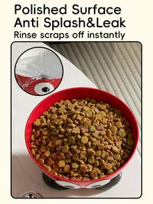 Large Capacity Anti-Slip Pet Bowl, High Raised Cat Bowl Protects Neck, Anti-Spill Pet Food Bowl - 1.2L - View 7