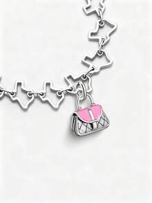 1pc Simple And Unique 925 Sterling Silver Enamel Fashion Wallet Charm DIY Pendant Delicate Jewelry Gift For Women Or Men - Gather - View 9