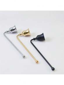 1个金属蜡烛盖，家居厨房装饰手柄香薰工具带灭火器盖 - 彩色 - 查看 9