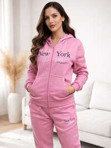 Nes Sport Conjunto dama New York Athletic - Rosa - Ver 3