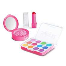 3/10/14-Piece Girls' Gift Pretend Play Makeup Toy Beauty Salon Set, Portable Suitcase Children's Makeup Role-Play Set Including Suitcase, Various Realistic Makeup Tools (Eyeshadow, Lipstick, Face Cream, Etc.), Fun Role-Playing Suitable For Girls Aged 3 And Above, Birthday/Children's Day Creative Gift (Does Not Include Real Cosmetics) - Multicolor - View 9