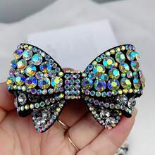 2 piezas Clips de zapato con lazo de rhinestone desmontables hechos a mano, accesorios decorativos de moda para zapatos, bolsos, ropa, también para tocados, cajas, accesorios de vestir - Perfecto para moda DIY, regalos y ocasiones especiales, zapatos, selecciones de primavera y verano, regalos para damas de honor, decoración de habitación, dormitorio, playa, viaje, para hombres, para mujeres, vacaciones, Día de la Mujer, artículos de viaje, recuerdos de boda, Y2k, dormitorio, accesorios de coche para mujeres, decoración de cocina, cosas lindas - Multicolor - Ver 10