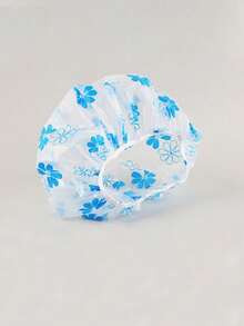 1pc Different Styles Of Shower Cap Sets, Colored Shower Caps Are Reusable, Waterproof, With Elastic Band Design, Adjustable To The Appropriate Size To Prevent Hair From Getting Wet During Showering. It Is Designed Specifically For Women And Is Suitable For Saunas, Bathtubs, Hair Products, And Hair Salons. It Is An Essential Accessory For Beauty Travel - Nhiều màu - Xem 5